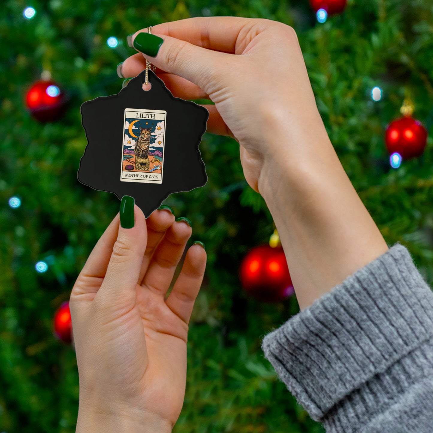 Lilith Tarot Card Ornament