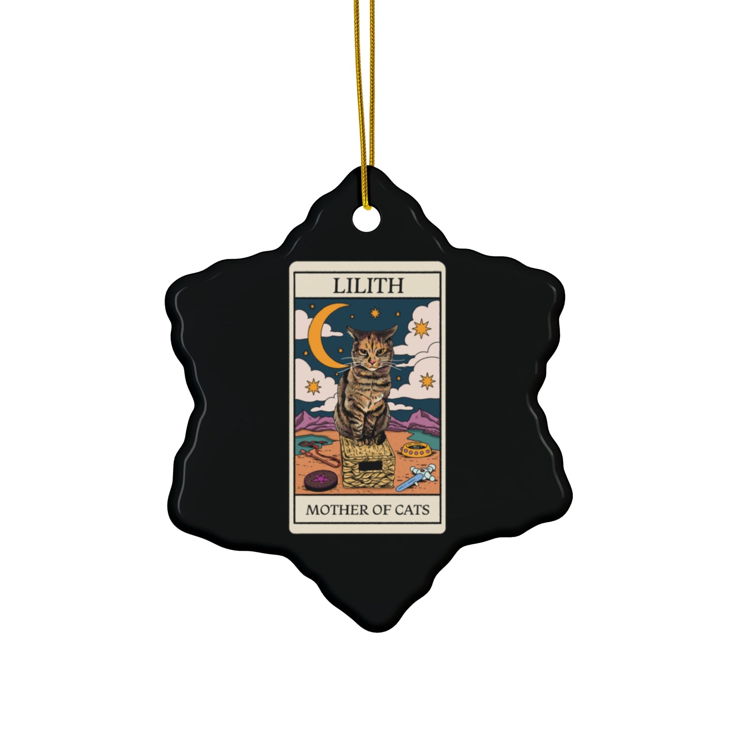 Lilith Tarot Card Ornament