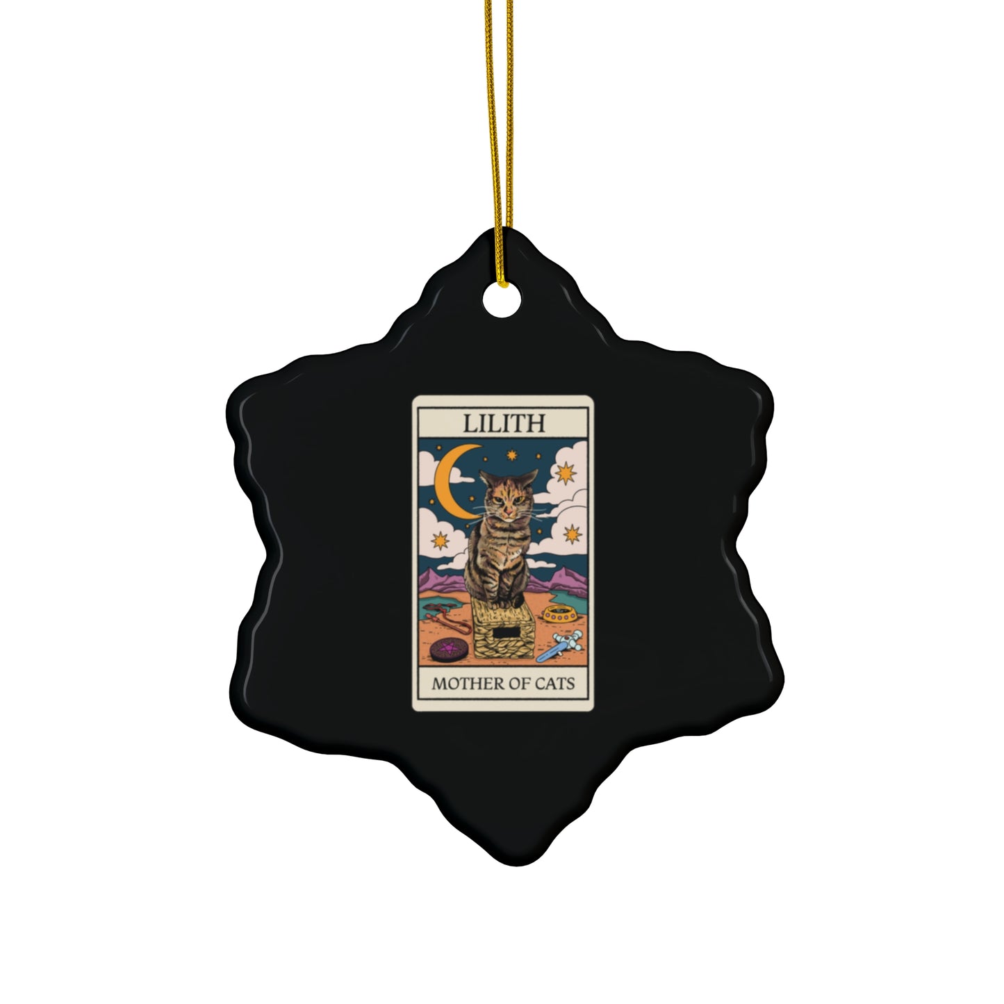 Lilith Tarot Card Ornament