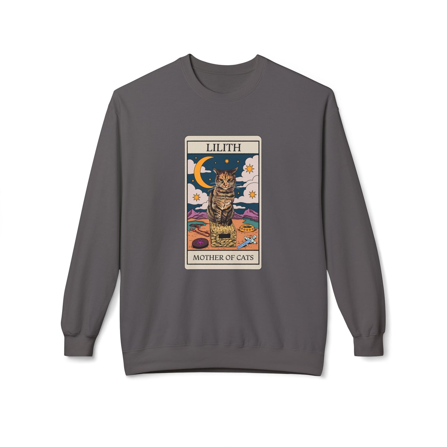 Lilith Tarot Card Crewneck Sweatshirt
