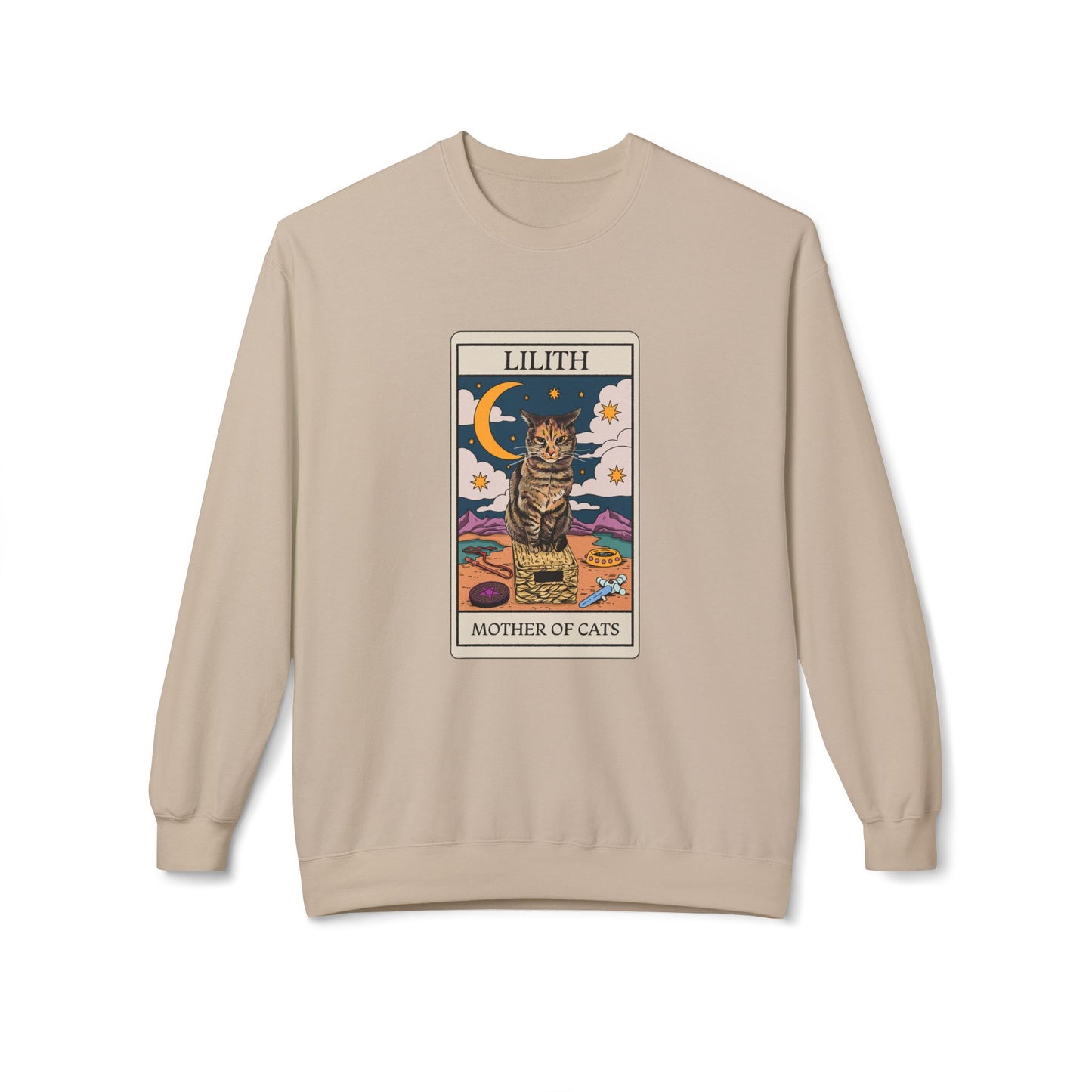 Lilith Tarot Card Crewneck Sweatshirt